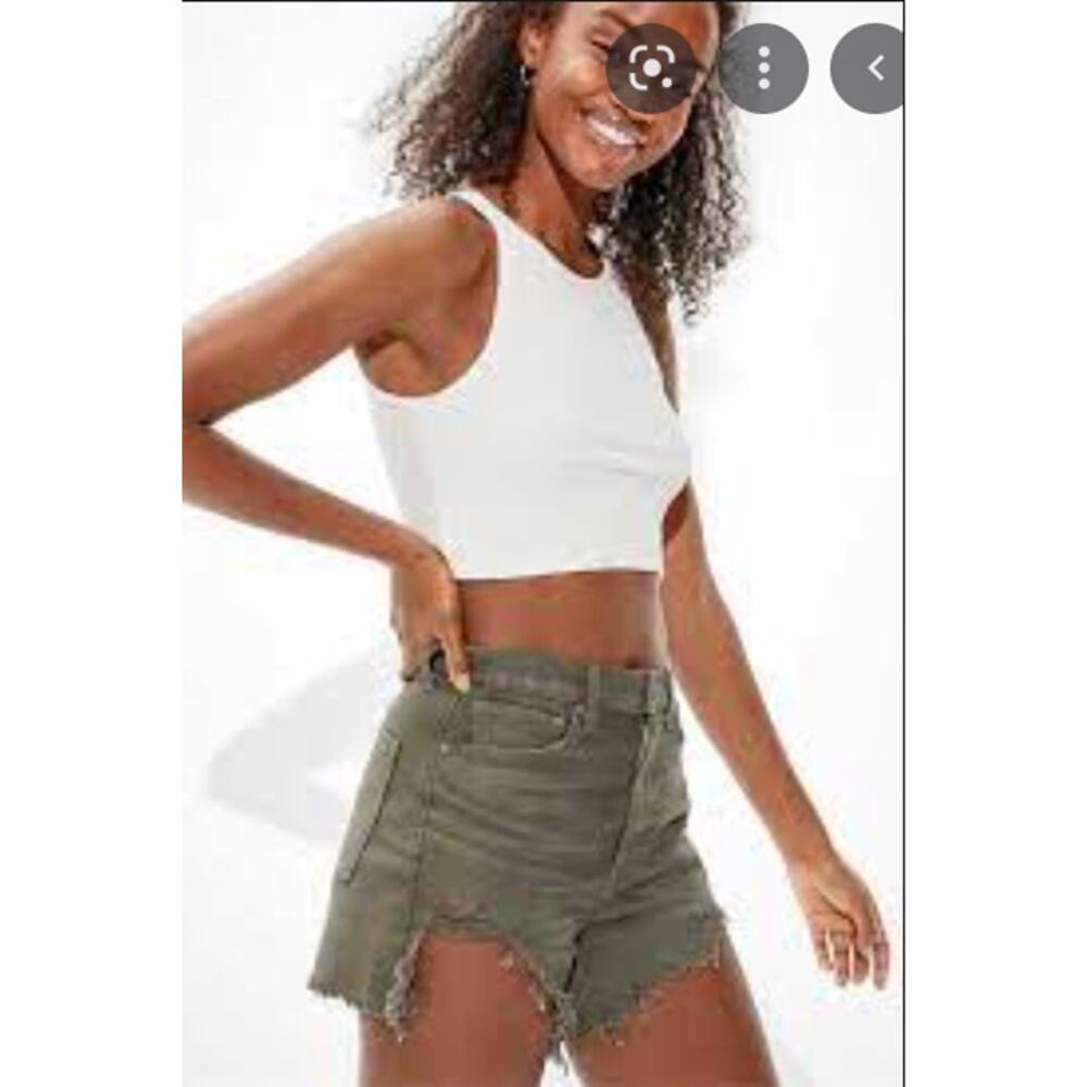 American Eagle Highest Rise Mom Short Women's 0‎ Festival Casual Summer